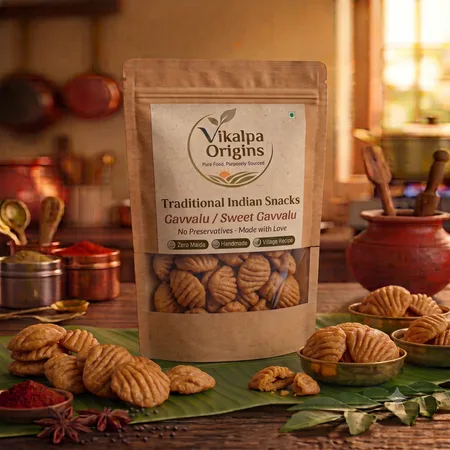 Gavvalu / Sweet Shells 500g - Pure Traditional Mixture in Hyderabad